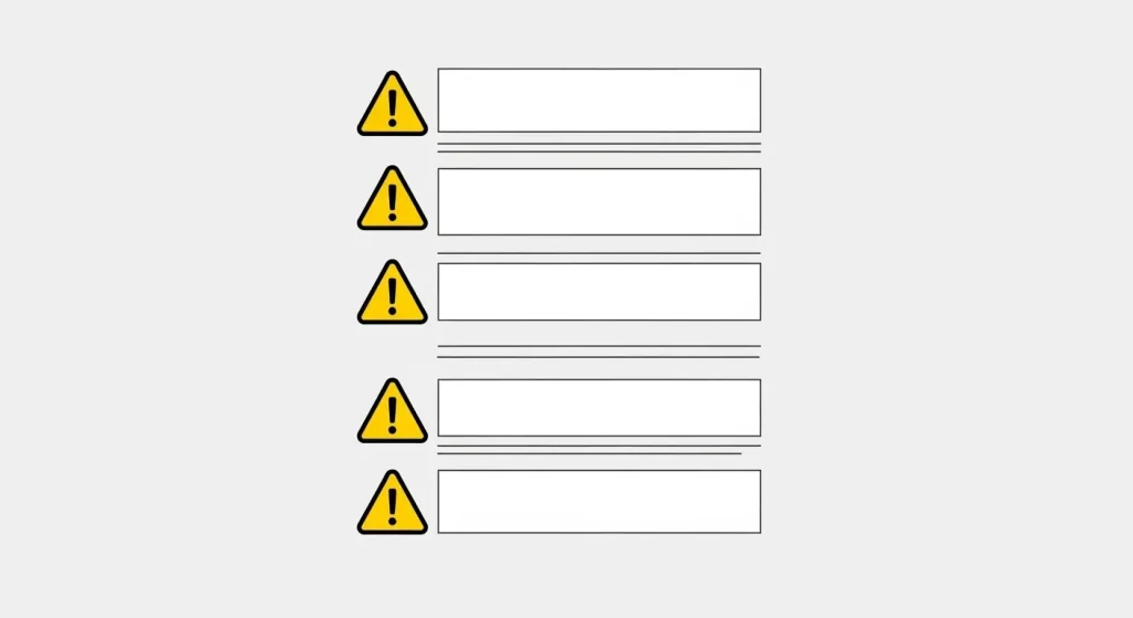 신용카드 현금화 안전 체크리스트 일러스트