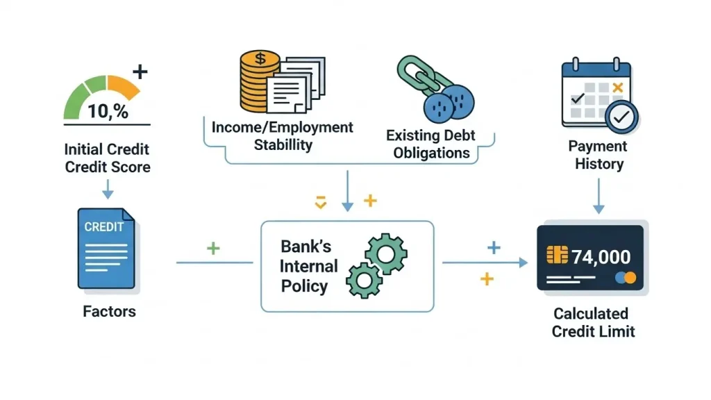카드 한도 산정 구조 이해 이미지